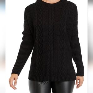 🆕️ Joseph A. Smile Hem Cable Sweater